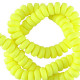 Polymer Perlen Rondell 7mm - Neon yellow